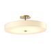 Hubbardton Forge Disq 23 Inch 1 Light LED Semi Flush Mount - 126805-1034