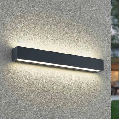 LED Aussenwandleuchte Lengo Arcchio, schwarz, Aluminium, Modern, LED Wandleuchte außen Image