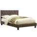 Furniture of America Perc Modern Fabric Tufted Platform Bed