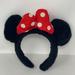 Disney Accessories | 8.5” Minnie Mouse Headband Ears Disneyland Accessories Used | Color: Black/Red | Size: 8.5”