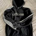 Adidas Jackets & Coats | Adidas Hoodie | Color: Black | Size: M