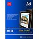 RTL48 - A4, A3 & A2 Sheets Lite FilmÂ® for Any Inkjet Printers - Back lit Paper | Back Lit Film | Backlit Film for LED Light Pocket | LED Light Panels (Packing: A4 x 50 Sheets)