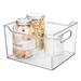 mDesign Plastic Bathroom Vanity Storage Organizer Bin, Handles Plastic | 6 H x 10 W x 9 D in | Wayfair 03958MDBST