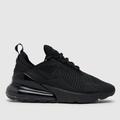 Nike air max 270 trainers in black