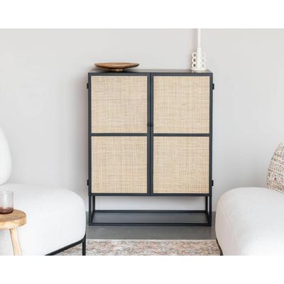 designline »Guuji« Low 2Do Sideboard schwarz Image