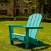 All Weather Folding Adirondack Chair, HDPE Recyclable Plastic