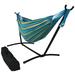 Sunnydaze Cotton Double Brazilian Hammock & Stand Combo - Choose Options