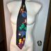 Disney Accessories | Disney Tie Winnie The Pooh Scene. Excellent Condition. Great Fun Tie. Euc | Color: Black/Tan | Size: Os