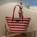 Kate Spade Bags | Kate Spade Handbag $Reduced$ | Color: Red/White | Size: 12”W X 9.5”H X 7”D