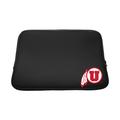 Black Utah Utes Soft Sleeve Laptop Case