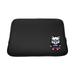 Black UConn Huskies Mascot Soft Sleeve Laptop Case