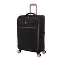 it luggage Divinity II Softside Spinner mit 8 Rädern, kariert, Schwarz, schwarz, Divinity Ii 71,1 cm Softside Checked 8 Wheel Spinner