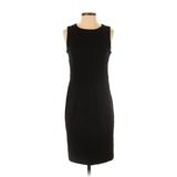 Apt. 9 Casual Dress - Sheath High Neck Sleeveless: Black Print Dresses - Women's Size P