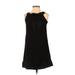 H&M Casual Dress - Shift: Black Solid Dresses - Women's Size 4