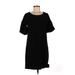 Rolla Coster Casual Dress - Shift: Black Solid Dresses - Women's Size Medium