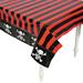 Oriental Trading Company Pirate Printed Tablecloth in Black/Red | Wayfair 13806585