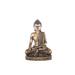 Urban Trends Meditating Buddha Figurine Cement in Yellow | 10.5 H x 7 W x 5.25 D in | Wayfair 28232
