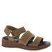 MUK LUKS City Soul - Womens 7.5 Tan Sandal Medium