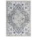 Gray 87 x 30 x 0.4 in Area Rug - Rizzy Home Rectangle Geometric Power Loom Polypropylene Area Rug in Polypropylene | 87 H x 30 W x 0.4 D in | Wayfair