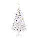 The Holiday Aisle® Artificial Pre-lit Christmas Tree w/ Ball Set Holiday Decoration PVC in Green | 37.4 W in | Wayfair