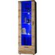 Vitrines Murales T40, Extreme Furniture, (LxHxP): 62 x 192 x 42, Carcasse en Noir Mat, Façades en