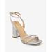 Boston Proper - Silver Metallic - Double-Strap Dress Heel - 9.0