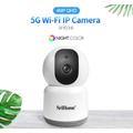 SH038 Telecamera Wifi 5GHz e 2,4GHz con infrarossi e audio:IP Camera wireless hd 4.0 Megapixel con