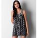 American Eagle Outfitters Dresses | Aeo Strappy Swing Dress Or Tunic | Color: Black/White | Size: Xs