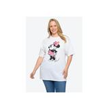 Plus Size Women's Disney Minnie Mouse Sketch T-Shirt White T-Shirt by Disney in White (Size 3X (22-24))