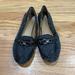 Coach Shoes | Coach Fortunata Signature Jacquard Leather Logo Charms Black Loafers Flats 8 Cc | Color: Black/Silver | Size: 8