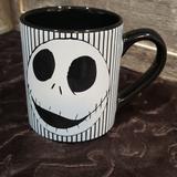 Disney Dining | Jack Skellington Nightmare Before Christmas 14 Oz Ceramic Mug New | Color: Black/White | Size: Os