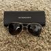 Burberry Accessories | Burberry Aviator Sunglasses | Color: Black/Brown | Size: Os