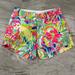 Lilly Pulitzer Shorts | Lilly Pulitzer Callahan Tropical Shorts! | Color: Green/Pink | Size: 00