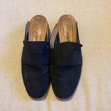 Free People Shoes | Free People Black At Ease Loafer Mules | Color: Black | Size: 7