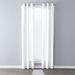 Wide Width Sunsafe Raine Window Panel Curtain by SKL Home in White (Size 40" W 95" L)