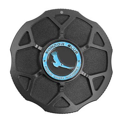 Kondor Blue Aluminum Body Cap for Nikon Z-Mount Cameras (Black) KB-NIKON-BC-Z-BK