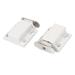 Furniture Cabinet Door Push Open Magnetic Catch Latch White 2pcs