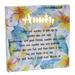 MDR Trading Inc. LED w/ Saying Aunty Block Sign in Blue/Yellow | 6 H x 6 W x 1 D in | Wayfair SC-BX609