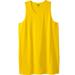 Men's Big & Tall Shrink-Less™ Lightweight Longer-Length Tank by KingSize in Cyber Yellow (Size L) Shirt