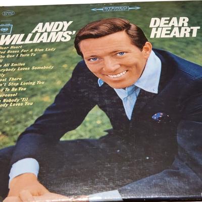 Columbia Media | Andy Williams Vinyl Record Album Dear Heart Vintage 1965 Stereo Columbia 33rpm | Color: Blue/Green | Size: Os
