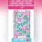 Lilly Pulitzer Cell Phones & Accessories | Hpnew! Lilly Pulitzer Portable Mobile Charger Power Bank Totally Blossom5v | Color: Blue/Pink | Size: 3”X 5”