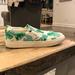J. Crew Shoes | J.Crew Palm Tree Shoes.Small Size 6 Runs Really Small | Color: Green/Silver | Size: 4.5bb