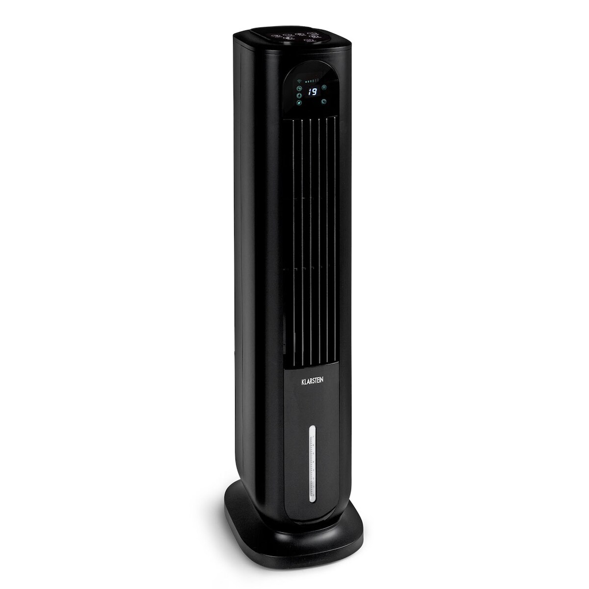 Klarstein Polar Tower Smart Ventilator Luftkühler 7L 85W Fernbedienung Eispack Schwarz Image