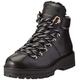 Tommy Hilfiger Damen Leather Outdoor Flat Boot FW0FW06725 Niedrige Stiefel, Schwarz (Black), 38 EU