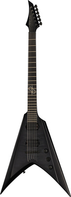 Solar Guitars V2.6FBB Baritone Flame Black