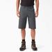 Dickies Men's Flex Cooling Regular Fit Utility Shorts, 13" - Charcoal Gray Size 44 (SR602)
