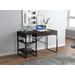 "Computer Desk 47.65""Long/Dark Grey with 1 Drawer 2 Shelves and Black Metal for Home Office and Small Spaces. Ideal for writing, gaming, study, work from home. - Safdie & Co 81145.Z.74"