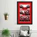 Picture Perfect International "Lady Tigress On Red (Vertical)" By Cassie Studios Print On Red Aluminum Metal in Black/Red/White | Wayfair