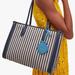 Kate Spade Bags | #Bagsavenue Medium Tote Market Stripe Canvas Zip Tote Blue Handbag Kate Spade | Color: Blue/White | Size: 10.25"H 11.8"W X 6.25"D