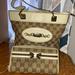 Gucci Bags | Authentic Gucci Bag And Wallet | Color: Brown/Cream | Size: Os